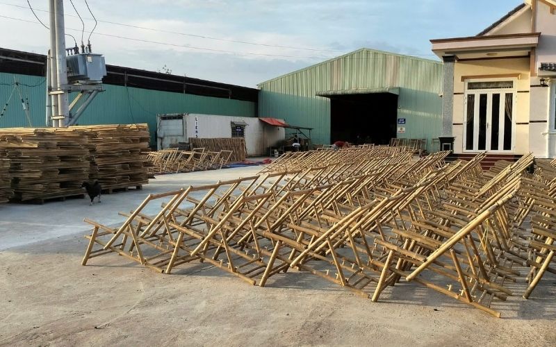 Bamboo Furniture Factory Production in Vietnam