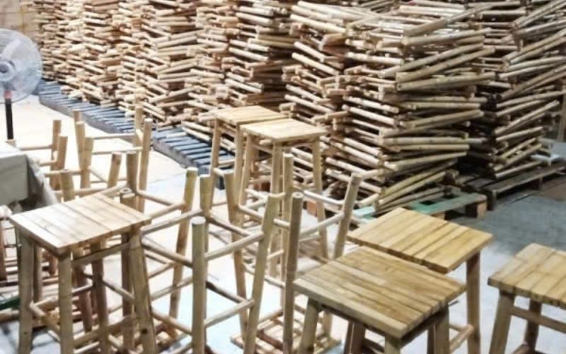 Export Quality Bamboo Furniture Production