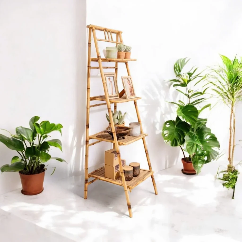 Bamboo Storage & Interior Accessories for organized tropical living spaces