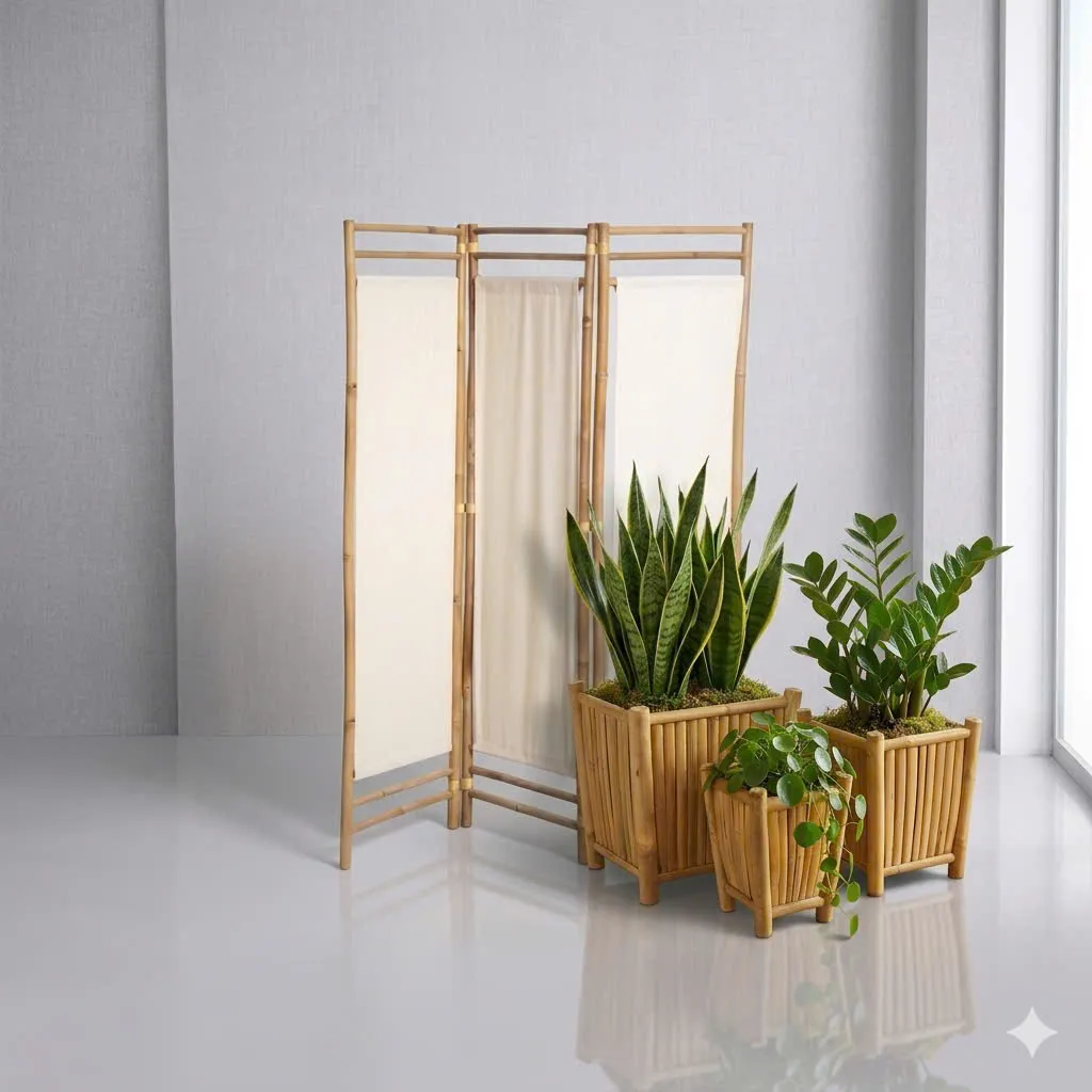 Premium Bamboo Storage & Interior Accessories with natural bamboo finishes