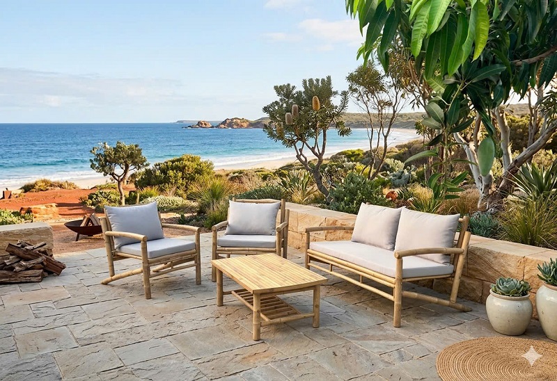 Premium Bamboo Sofa Sets for modern eco-friendly living spaces