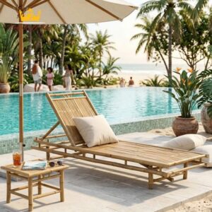 Luxury Resort Sofa crafted from durable natural bamboo materials