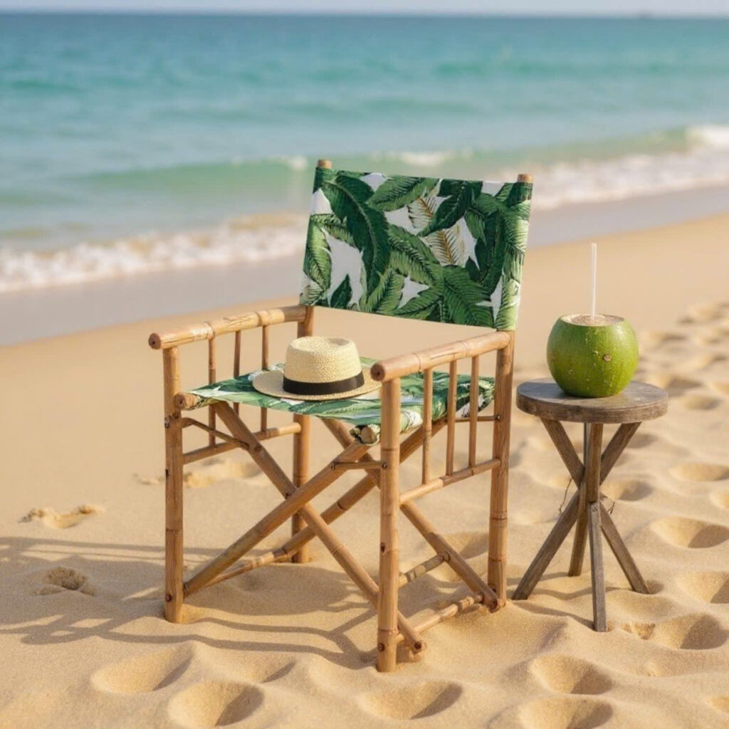 Durable bamboo coffee table for hotels and homes