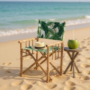 Durable bamboo coffee table for hotels and homes