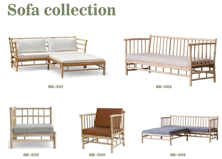 Long Bamboo Benches Bamboo Legend