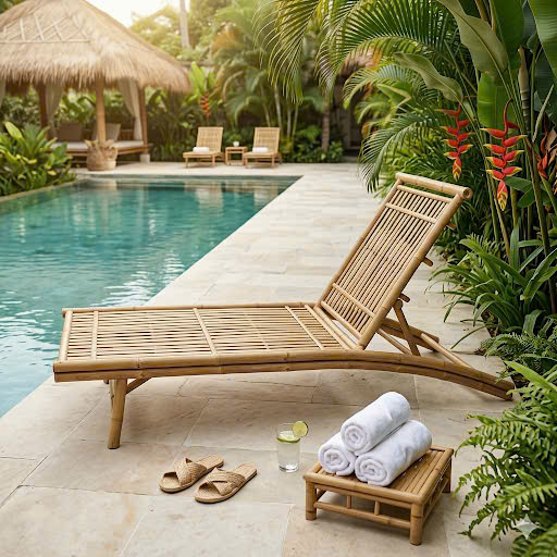 Handcrafted natural bamboo modular sofa, commercial-grade durability and comfort Handcrafted natural bamboo modular sofa, commercial-grade durability and comfort