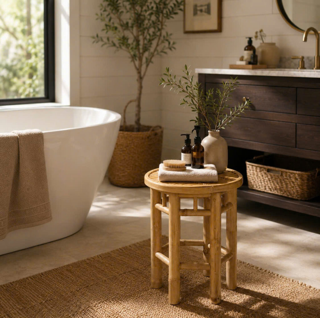 Handcrafted Bamboo Stools