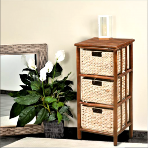 Natural Bamboo Storage Cabinets
